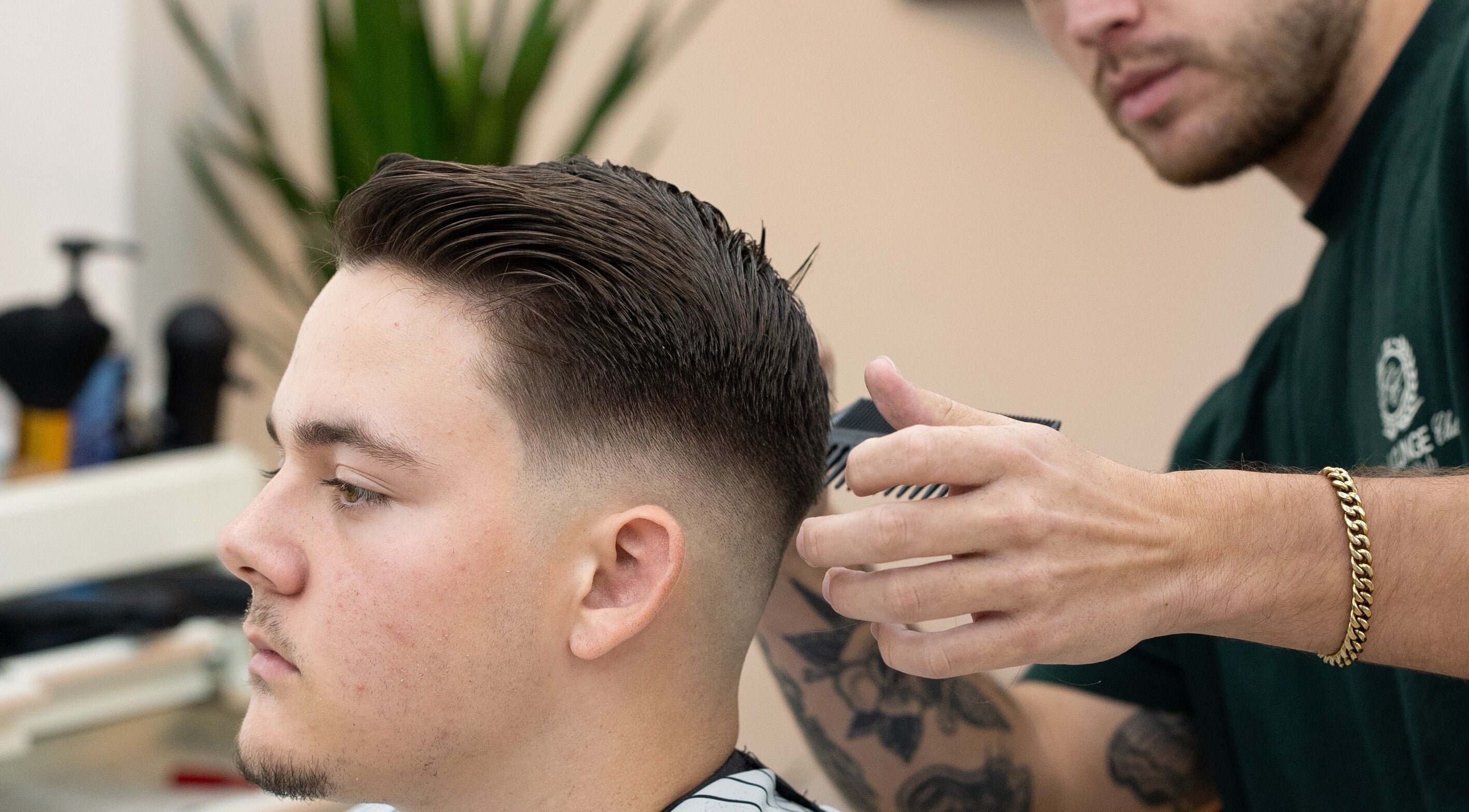 Professional haircut at ST8MNT Barbers, Gibraltar, GI. Experience top grooming services.
