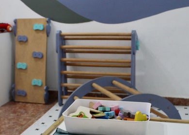 Área de juegos para niños en Minds and Smiles, Playas De Rosarito, Baja California, MX.