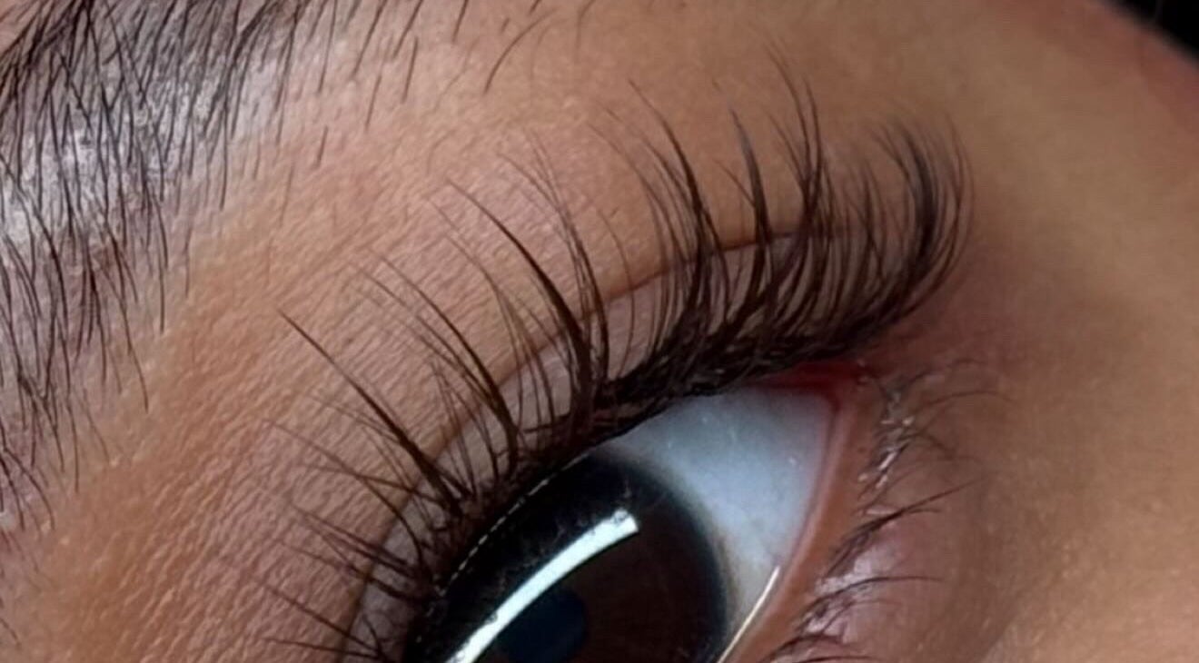 Detailed eyelash extension at Salon & Yello Spa, Riyadh, Riyadh Province, SA.