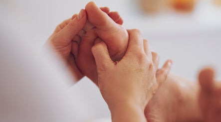 Foot massage at Reflexology & Holistic Health by Wendy, Aberdeen, Scotland, GB.