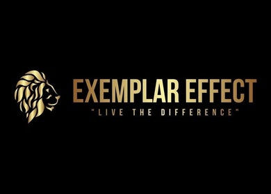 Exemplar Effect, L.L.C. logo featuring a golden lion head in Naples, Florida, US.
