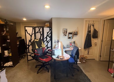 Cozy interior of Enchanted Nails with sleek decor in Kelowna, British Columbia, CA designed for ultimate comfort.