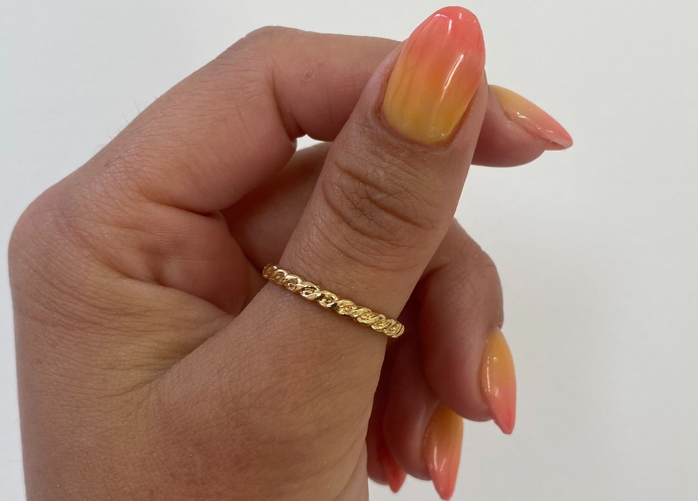 Stylish ombre nail design at Cure The Nail Studio, Oswestry, England, GB. Showcasing creativity in nail trends.