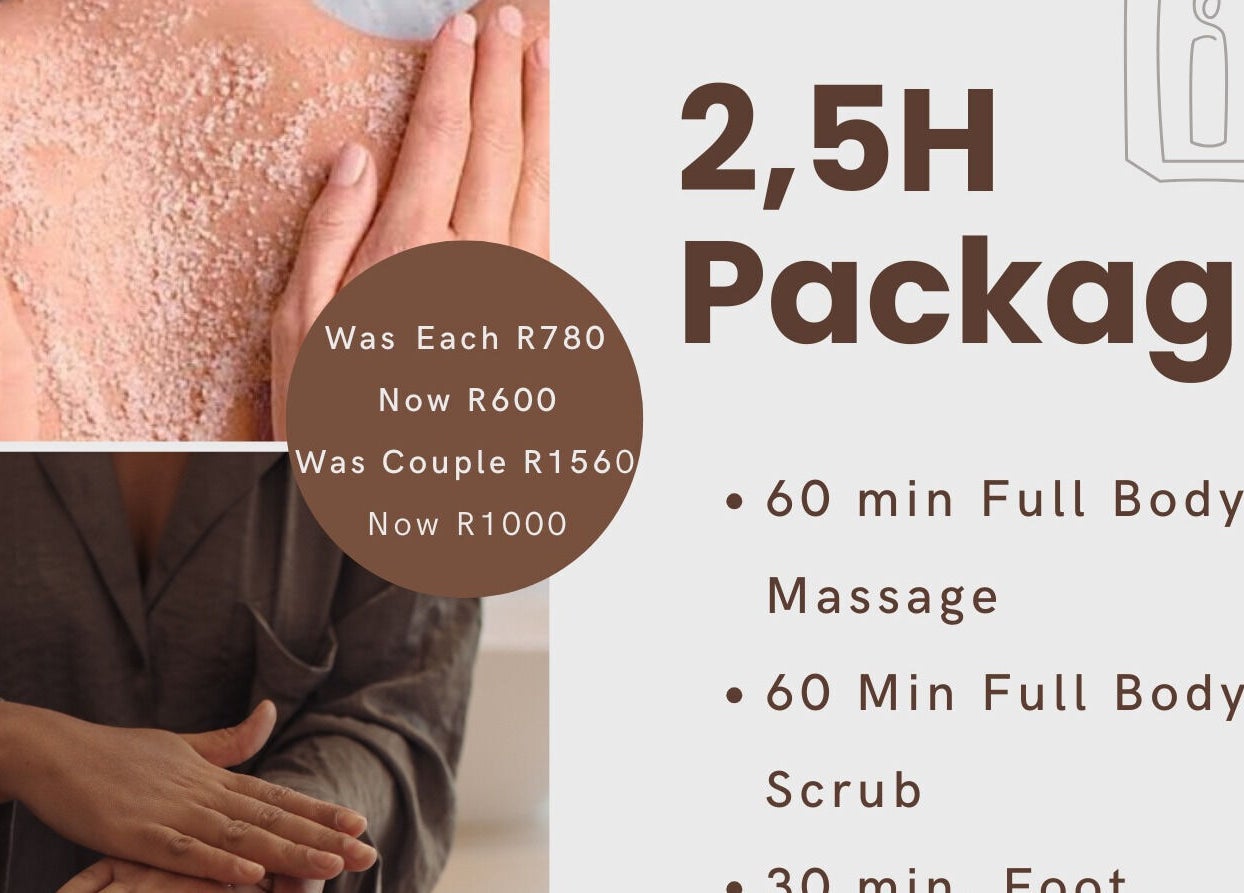 Thai Treasure Massage offers a relaxing 2.5-hour package in Pretoria, Gauteng, ZA with special pricing.