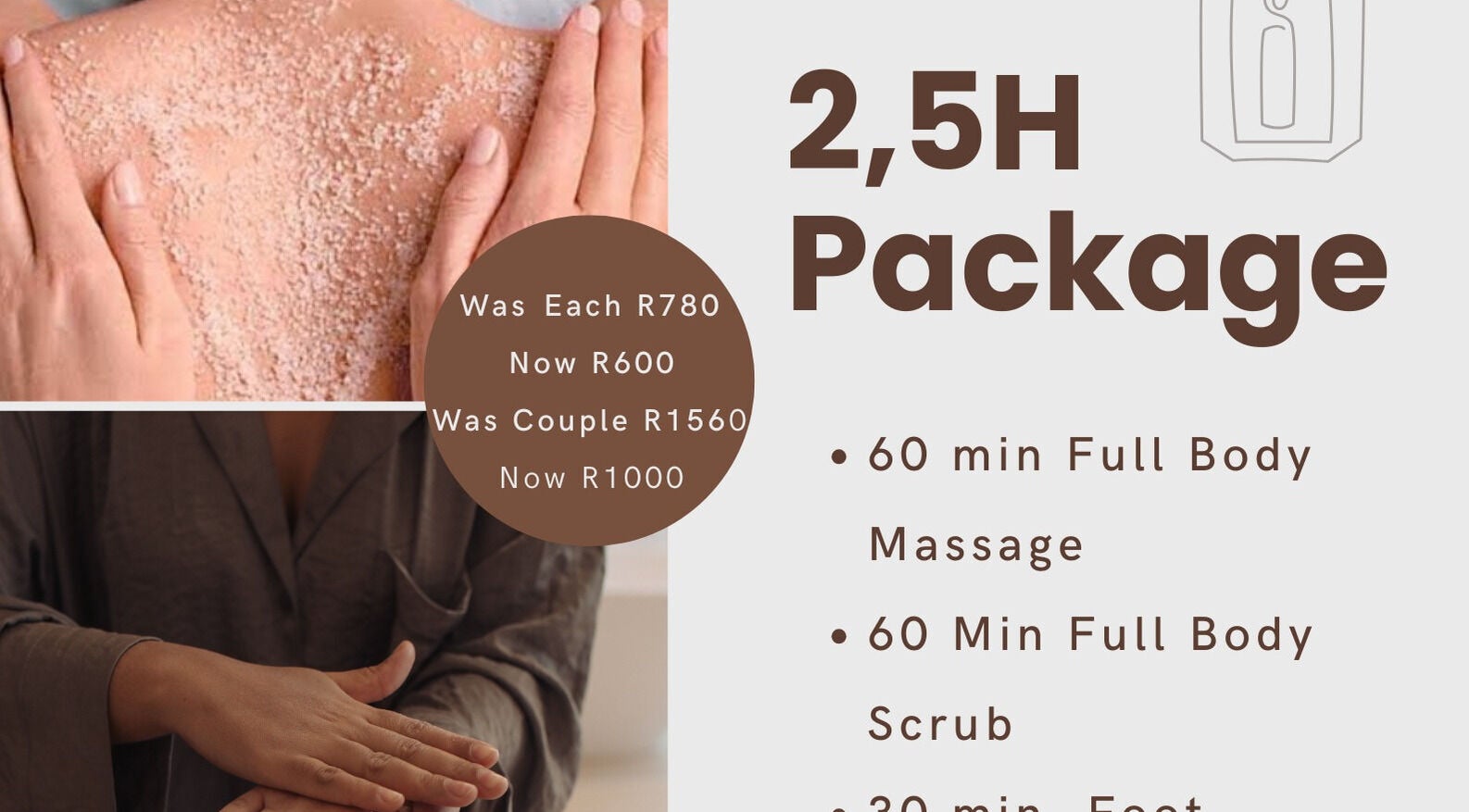 Thai Treasure Massage offers a relaxing 2.5-hour package in Pretoria, Gauteng, ZA with special pricing.