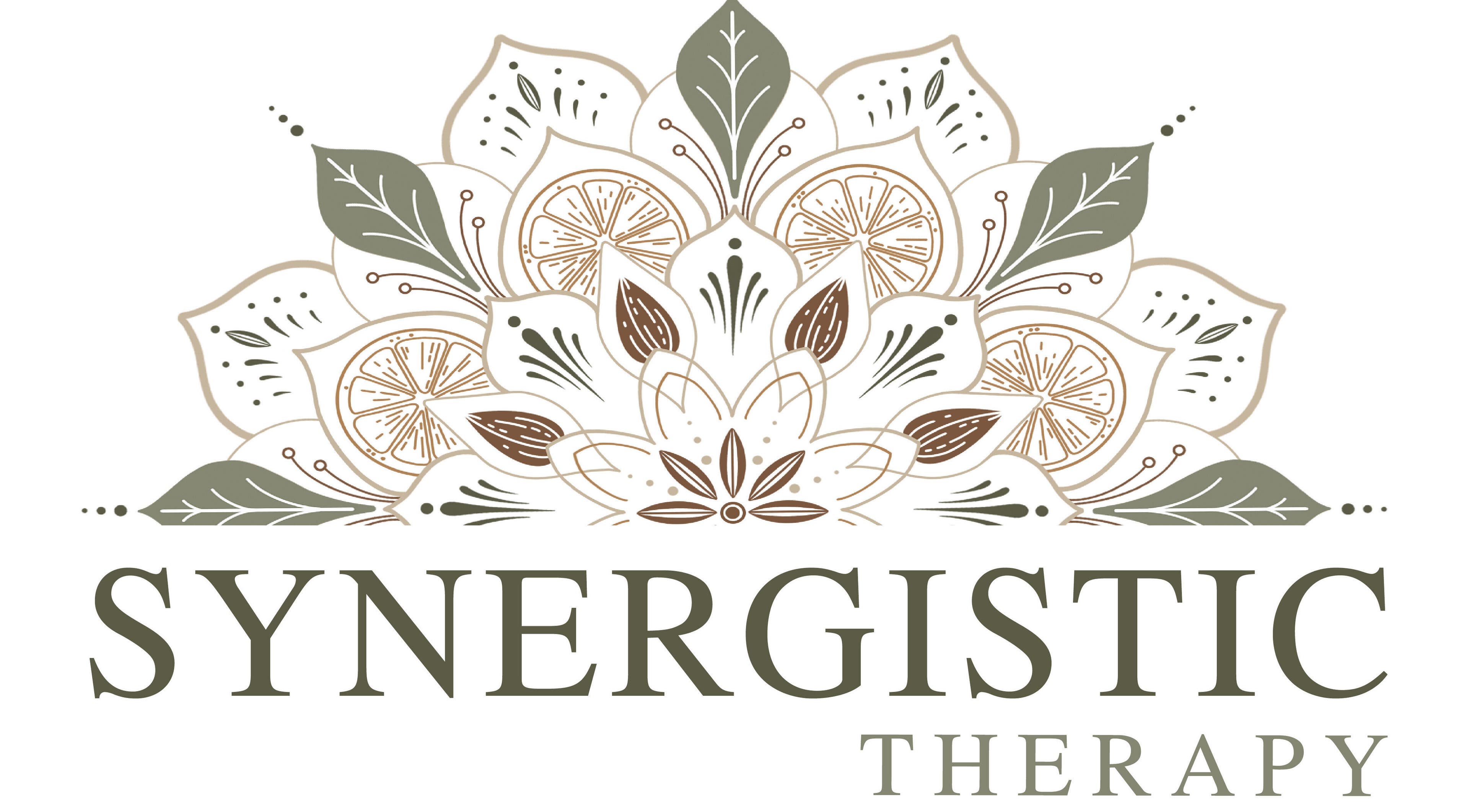 Elegant floral logo of Synergistic Therapy at House Of Lavender, Birmingham, England, GB.