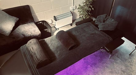 Cozy massage setup at A.J.Healing, South Ockendon, England, GB. Perfect for relaxation and rejuvenation.