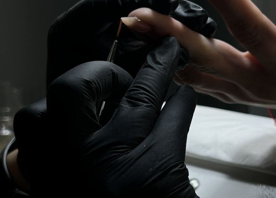 Chester Hill nails and eyelash extension studio in Sefton, NSW, AU, showcasing fine nail art craftsmanship.