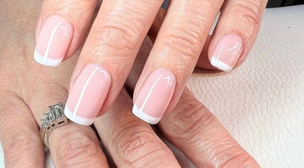 Beautiful French manicure at TLC beauty, Birtley, England, GB. Classic elegance for perfect nails.