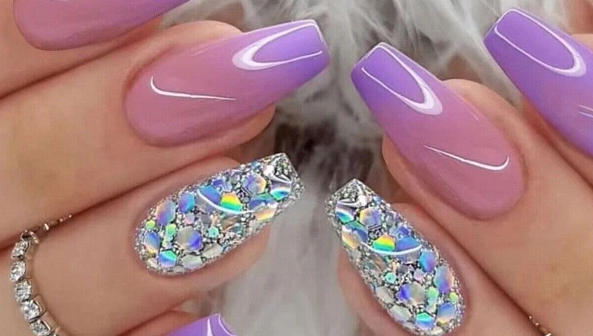 Vibrant iridescent nail art at Manova Collection, Cape Town, Western Cape, ZA featuring intricate designs.