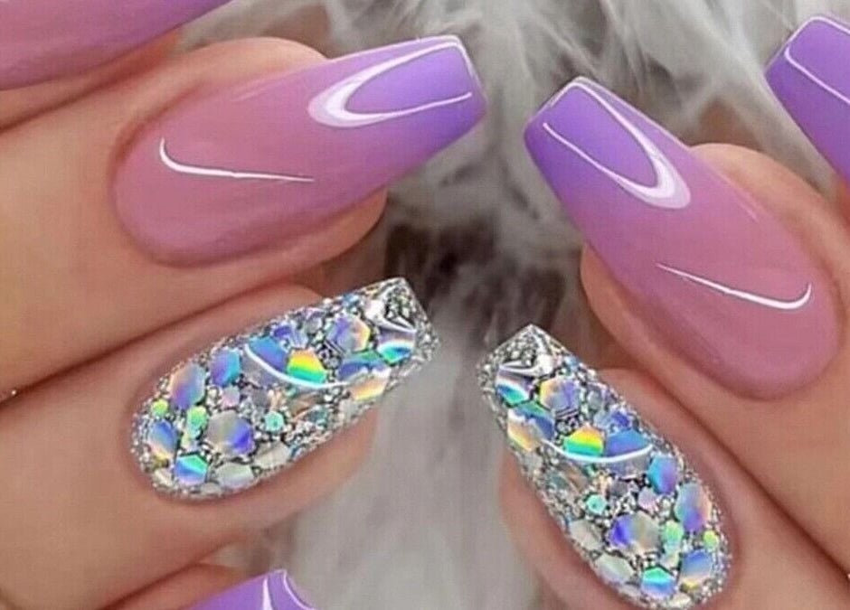 Vibrant iridescent nail art at Manova Collection, Cape Town, Western Cape, ZA featuring intricate designs.