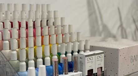 Array of colorful nail polishes at Lumi Haus Beauty Bar, Goldcoast, Queensland, AU showcasing vibrant options.