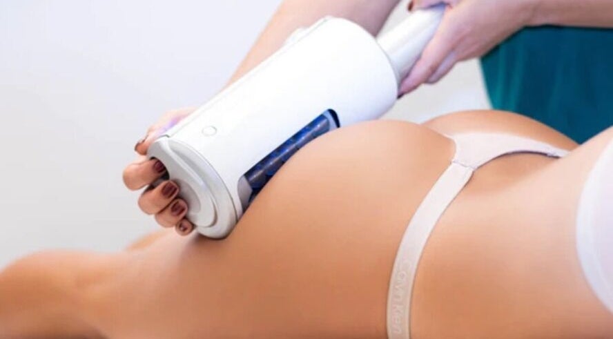 Body sculpting at MK Cosmetic Clinic, Vaughan, Ontario, CA for effective fat reduction.