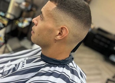 Close-up of modern fade haircut at Platinum Cutz & Style - EAST, Marine Parade, Singapore, SG.