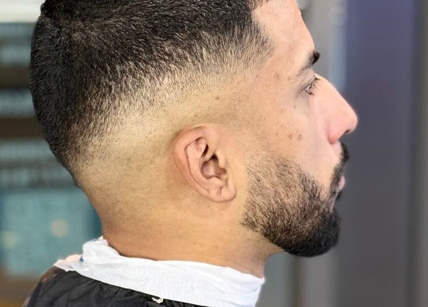 Clean fade haircut at Platinum Cutz & Style - CENTRAL, Orchard, Singapore, SG.