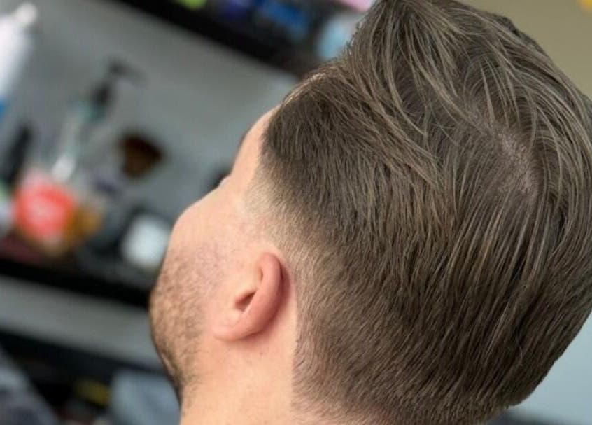 Stylish fade haircut at Platinum Cutz & Style - CENTRAL, Orchard, Singapore, SG.