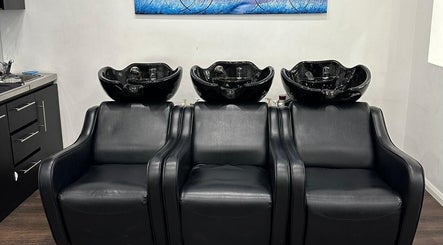 Elegant wash stations at V Hair Salon Bondi in Bondi, New South Wales, AU for a premium hair care experience.