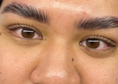 Perfectly groomed brows at OnFleek Lash & Brows, Condell Park, New South Wales, AU.