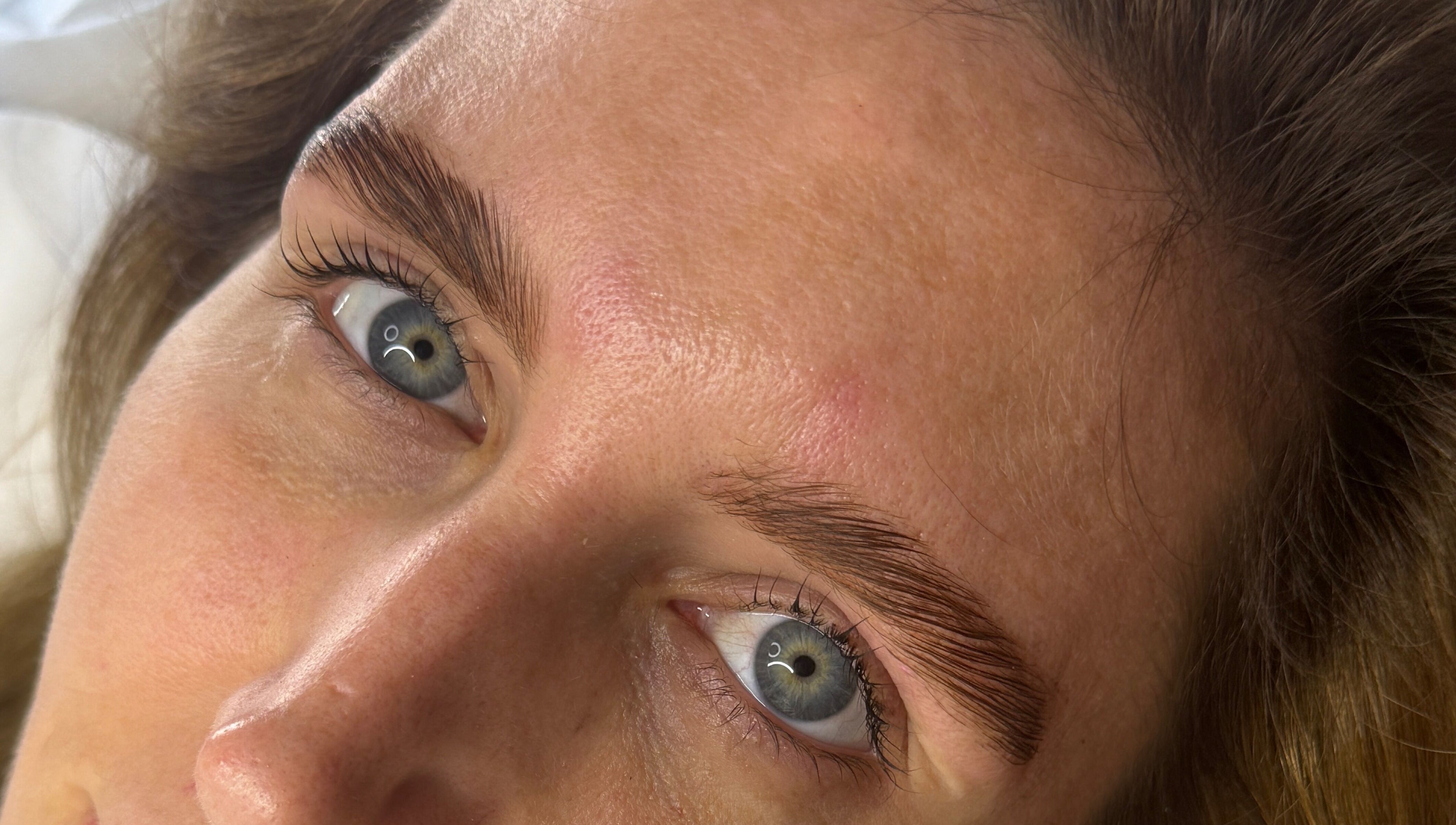 Beautifully shaped brows at OnFleek Lash & Brows, Condell Park, New South Wales, AU.