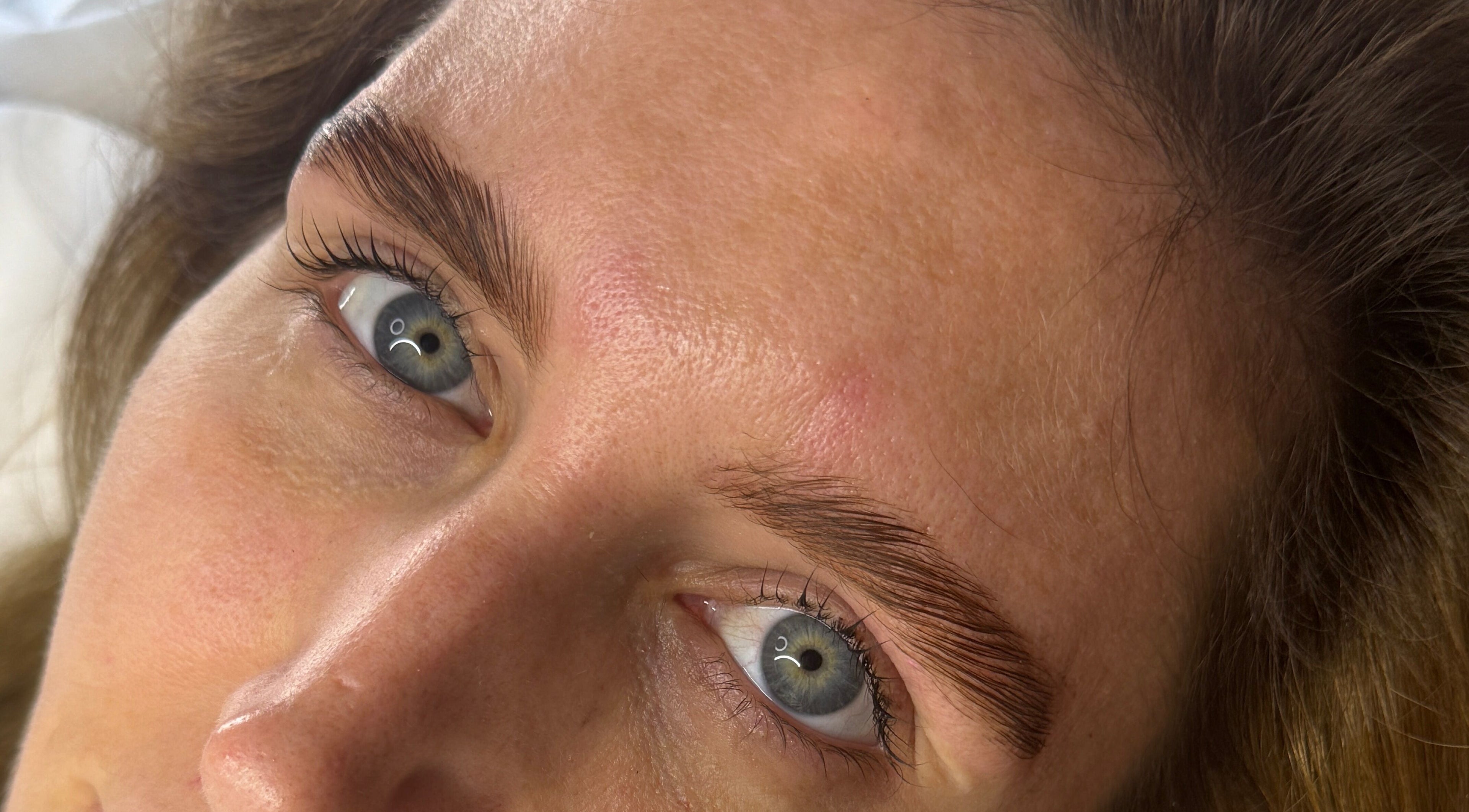 Beautifully shaped brows at OnFleek Lash & Brows, Condell Park, New South Wales, AU.