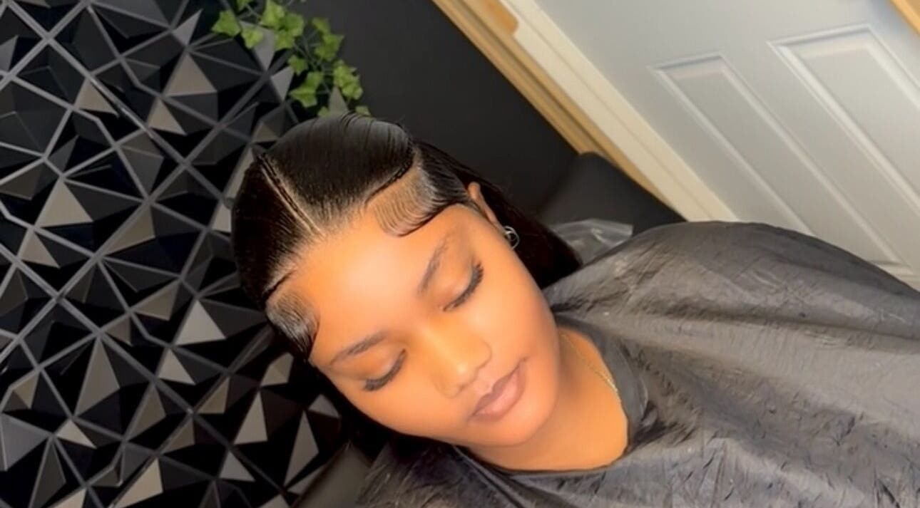 Elegant hairstyle at The Beauty Gallery, Marsh Harbour, Central Abaco, BS, showcasing professional styling.