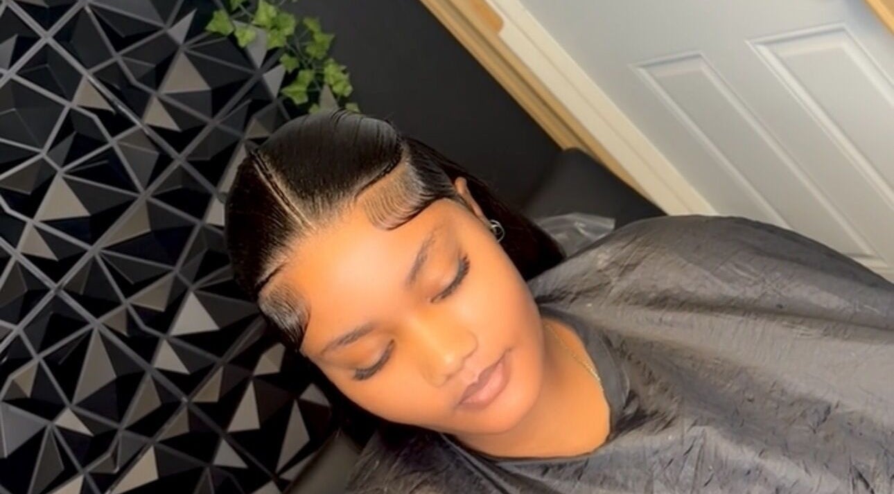 Elegant hairstyle at The Beauty Gallery, Marsh Harbour, Central Abaco, BS, showcasing professional styling.