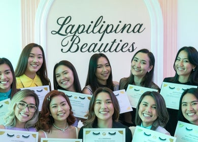 Smiling group at Lapilipina Beauties, Christchurch, Canterbury, NZ, holding certificates proudly.