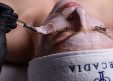 Refreshing facial treatment at Skin By Sar, Seymour, Victoria, AU, showcasing expert skincare application.