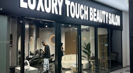 Exterior view of The Luxury Touch Beauty Salon in Dubai, Dubai, AE with chic modern decor.