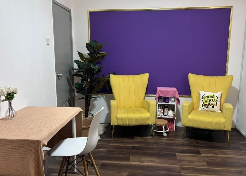 Bright, cozy seating area in Uniflora Beaute (Medical Spa), Johor Bahru, Johor, MY.