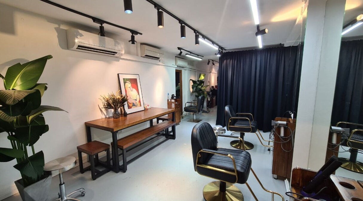 Elegant salon setup at Hair Eclipse. Modern chairs and decor in Singapore, Singapore, SG.