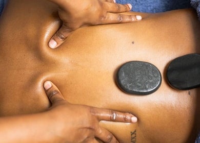 Relaxing hot stone massage at Virgin Active Beacon Bay, Bonza Bay Road in East London, Eastern Cape, ZA.