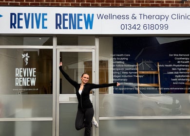 27Skin venue facade at Lingfield, England, GB, displaying services like wellness and therapy.