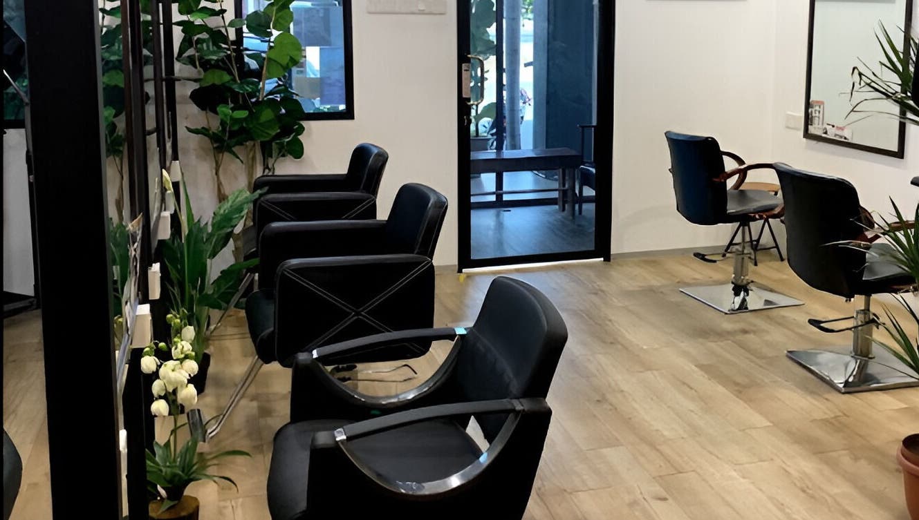 Modern salon chairs at Rusilaspa - Laguna SP Kedah in Sungai Petani, Kedah, MY.