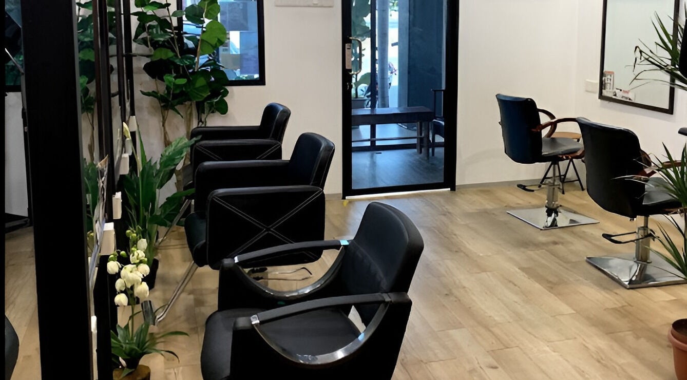 Modern salon chairs at Rusilaspa - Laguna SP Kedah in Sungai Petani, Kedah, MY.