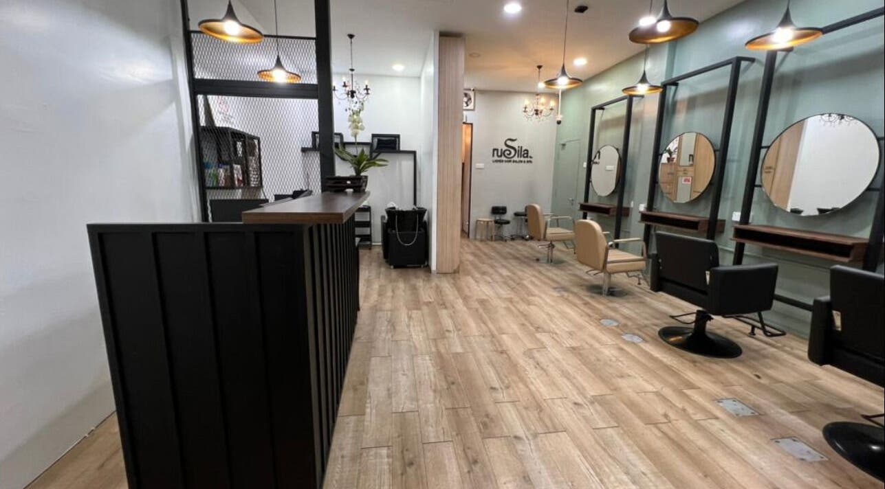 Inside Rusilaspa - Laguna SP Kedah, sleek salon design at Sungai Petani, Kedah, MY.