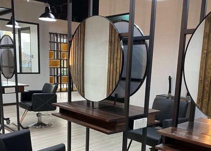 Modern salon station at Rusilaspa Elevate Gravitas Pauh Jaya, Prai in Seberang Prai, Penang, MY.