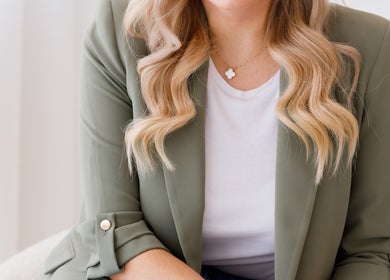 Elegant blonde hair styling at Erin Harrington Beauty, Dubai, AE showcasing professional beauty services.