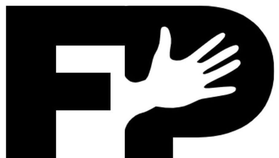 First Place Physiotherapy logo with a hand motif in Fleet, England, GB.