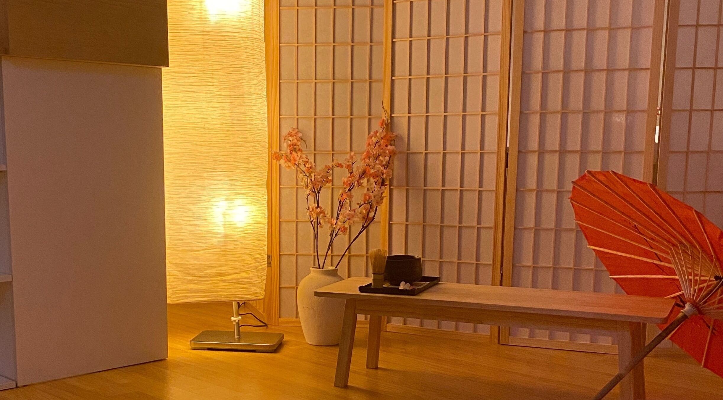 Tranquil Japanese decor at Spa Asuka / Japanese Retreat, Sydney, New South Wales, AU.