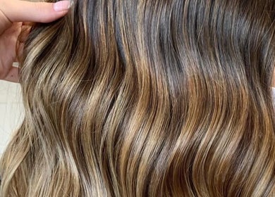 Beautiful wavy blonde hair transformation at No10 Hair and Beauty in Duffield, England, GB.