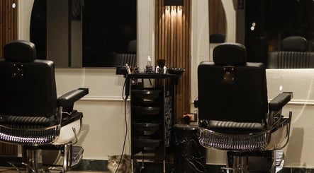 Elegant salon chairs and styling station at 224 By Fadi Salon, Cairo Governorate, Cairo Governorate, EG.