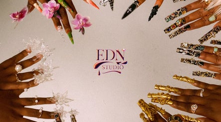 Artistic nail designs at StudioEDN, Mount Druitt, New South Wales, AU, showcasing vibrant and intricate patterns.