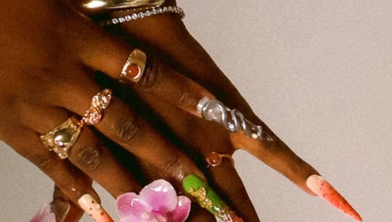 Creative nail art and ornately adorned hands at StudioEDN, Mount Druitt, New South Wales, AU.