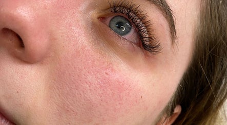 Close-up of styled lashes at Raineydays Aesthetic Salon, Alberton, Gauteng, ZA.