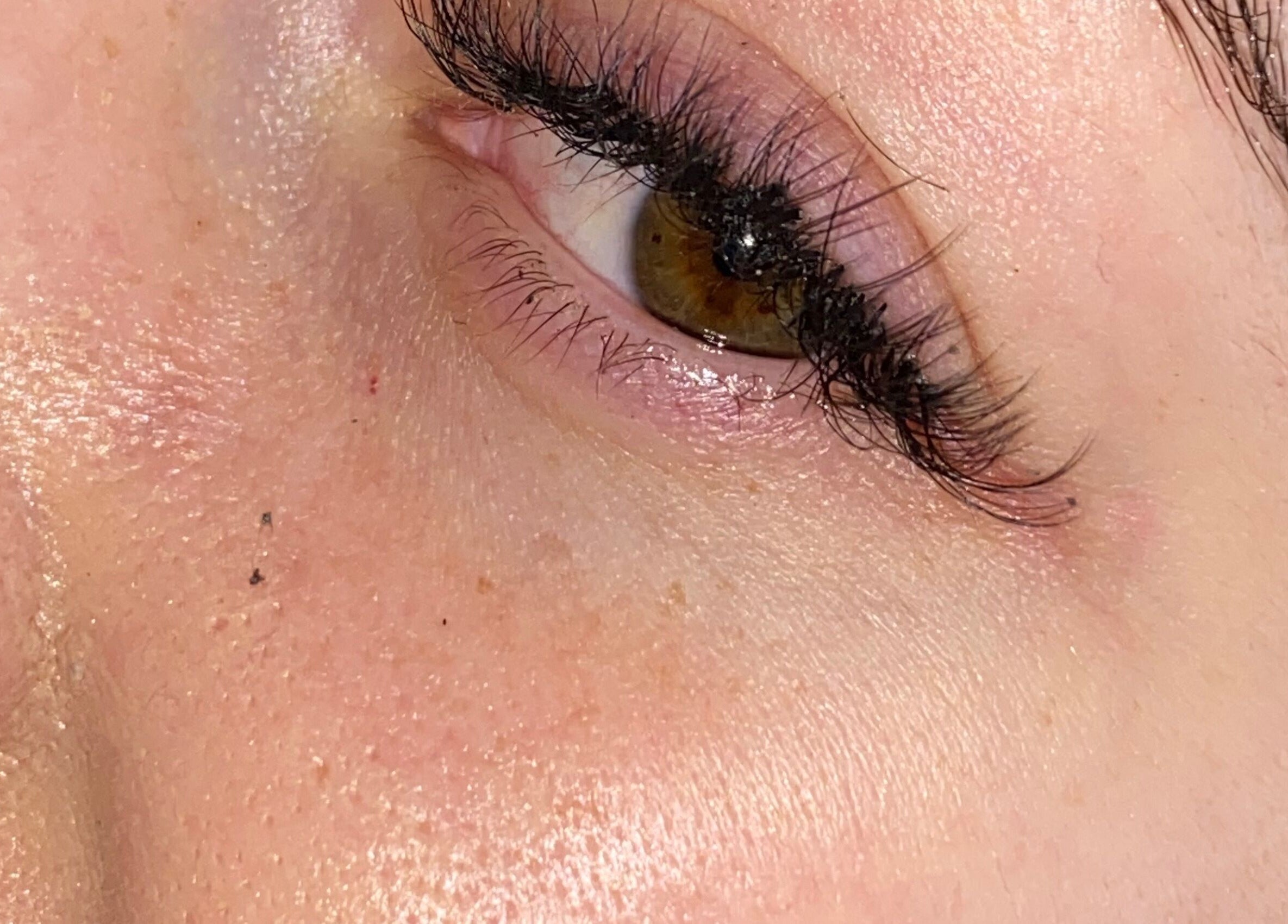 Close-up of styled lashes at Raineydays Aesthetic Salon, Alberton, Gauteng, ZA.