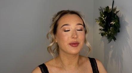 Radiant woman with elegant makeup at Beauty by Anna May, Burnley, England, GB.