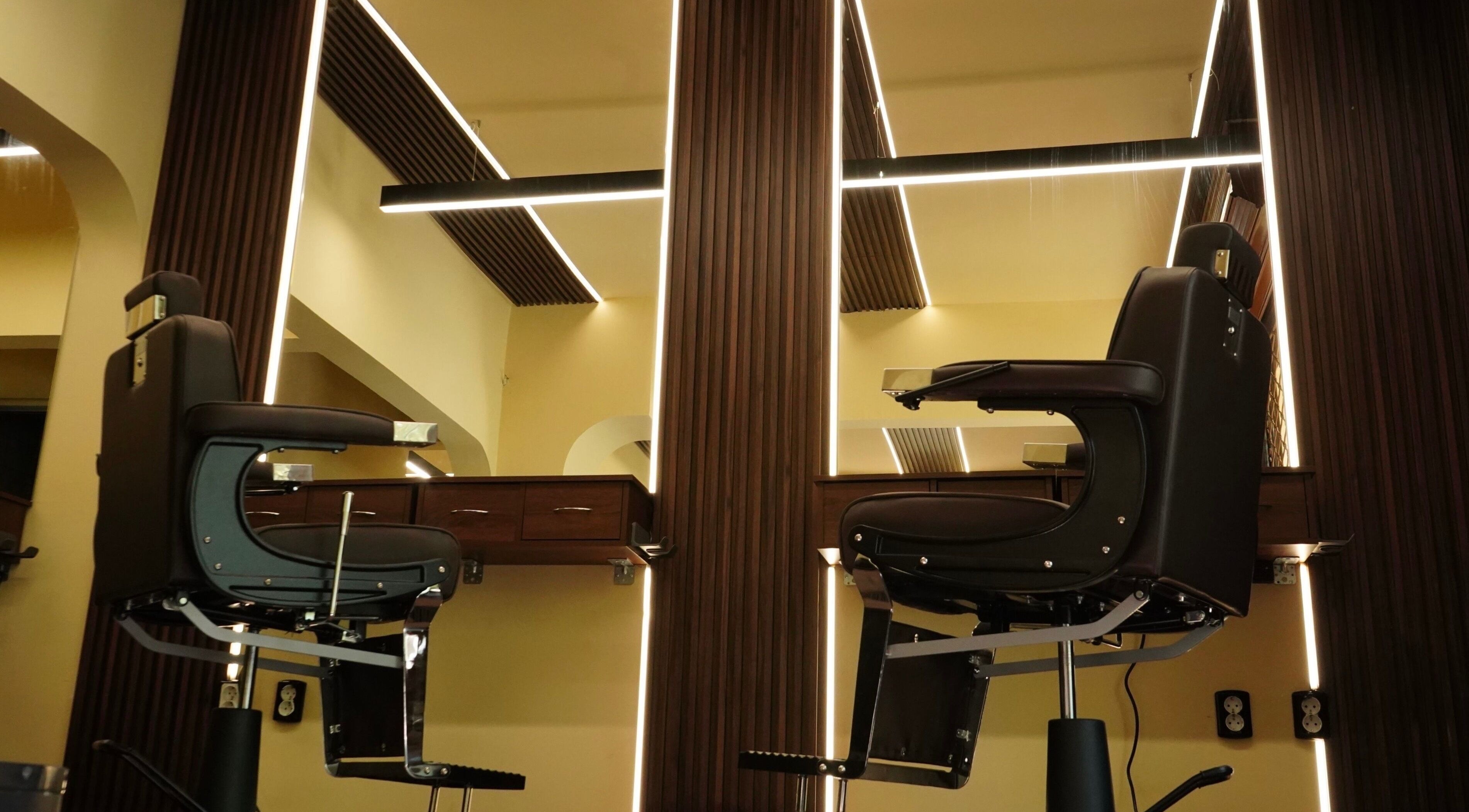 Elegant salon chairs at Masquerade, Sofia, Sofia City Province, BG, ready for a premium beauty experience.