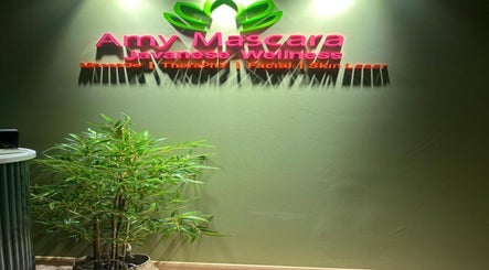 Amy Mascara Javanese Wellness @Larkin Sentral logo with greenery in Johor Bahru, Johor Darul Ta'zim, MY.