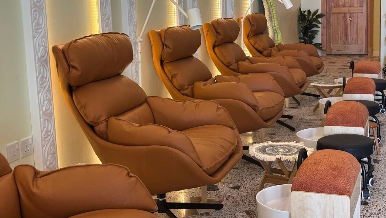 Luxurious reclining chairs at Brillante Spa, Riyadh, Riyadh Province, SA, offer ultimate comfort and relaxation.